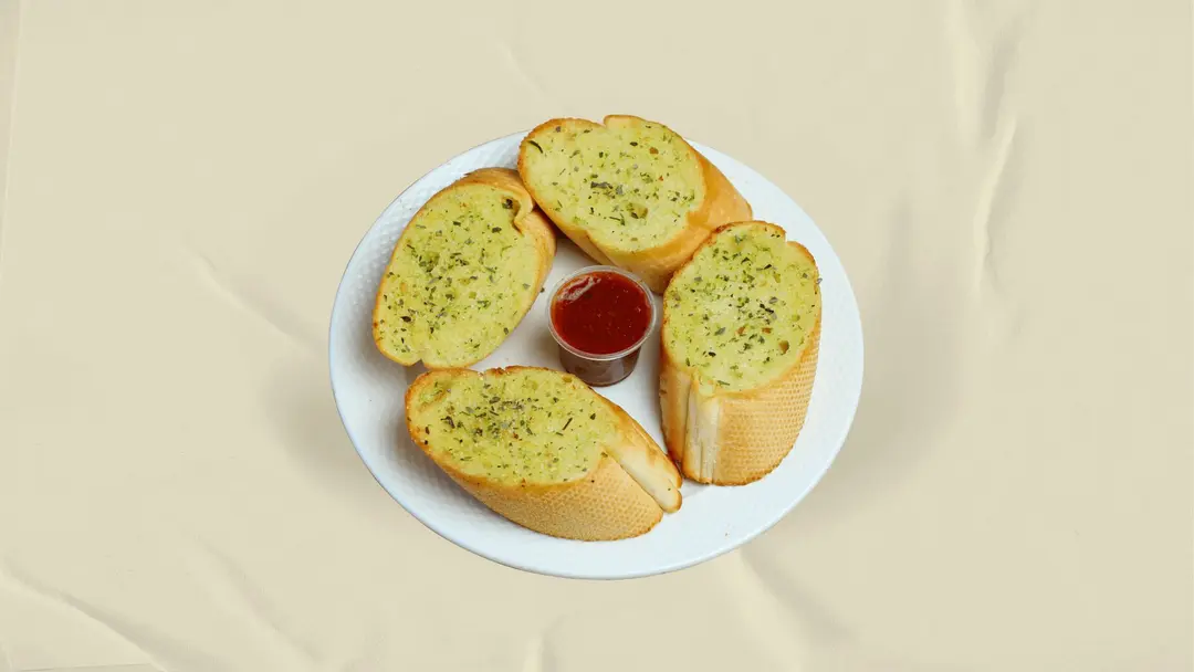 خبز الثوم بالجبنة (4 قطع)