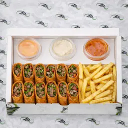 Jumbo Arabic Meat Shawarma Plate Red Saj