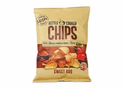 KETTLE COOKED CHIPS WITH SWEET BBQ 150G