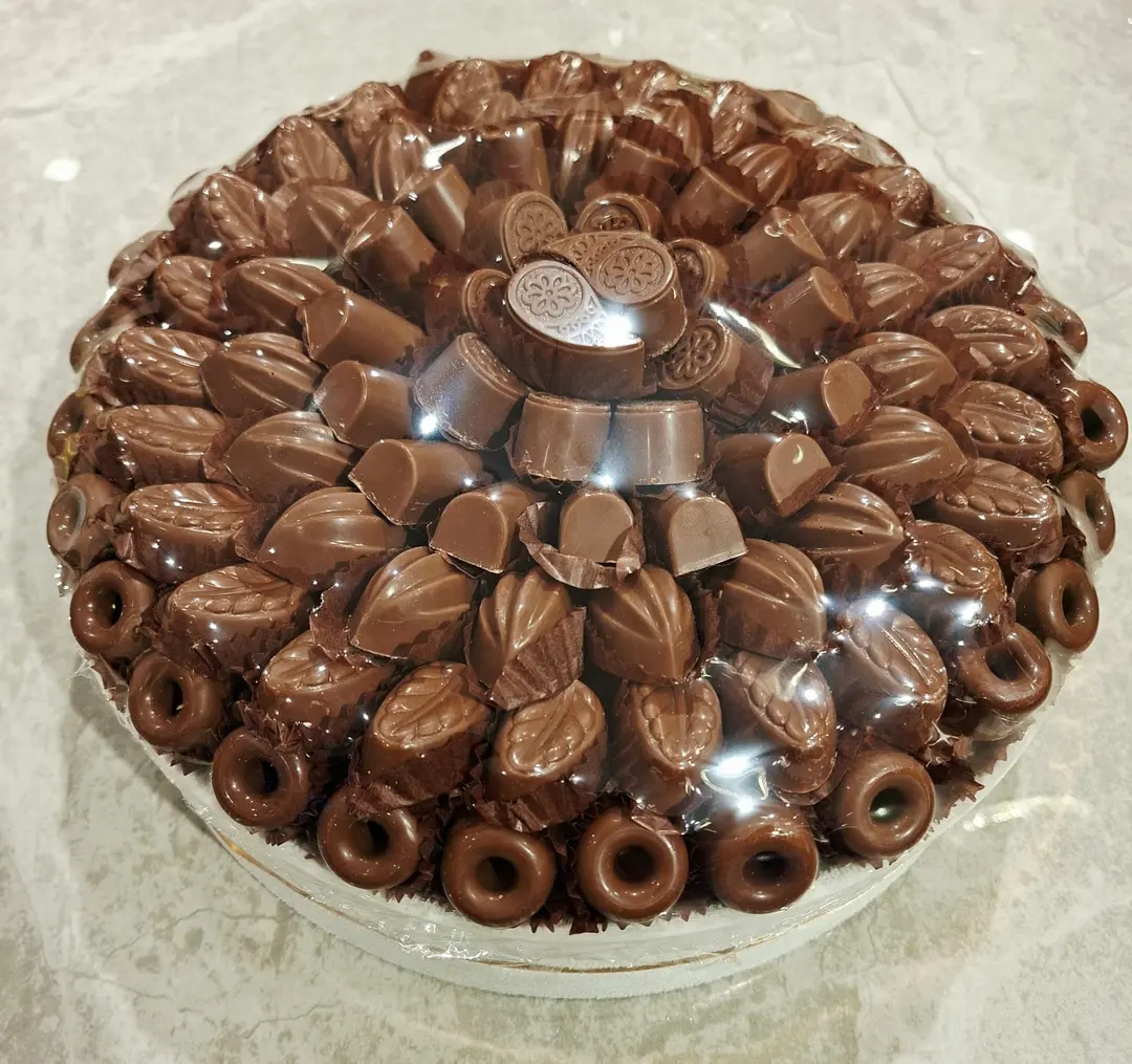 صينية شكولاتة مكشوف