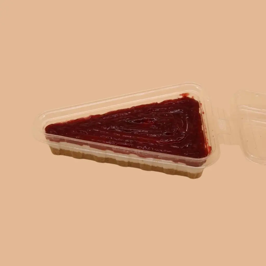 Raspberry Cheesecake Triangles