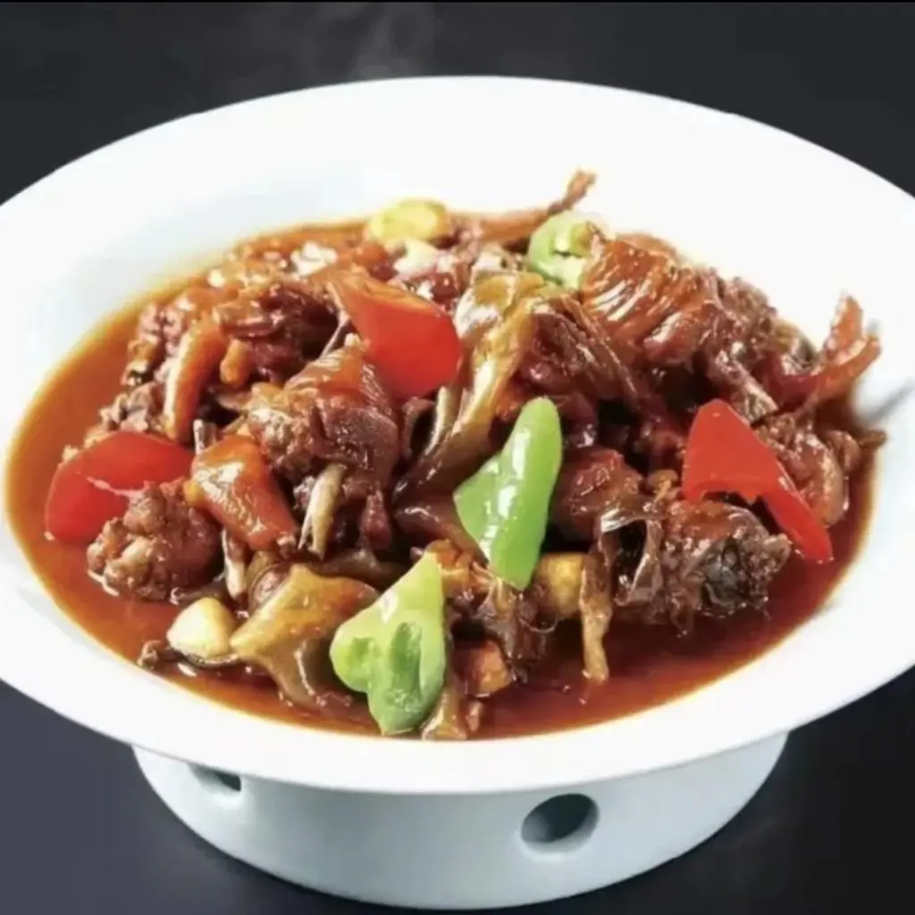 نودلز أرز مع دجاج