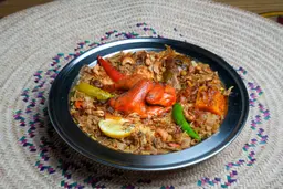 كبسة دجاج مندي (نصف حبة)