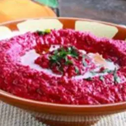 Mutabbal with Beetroot