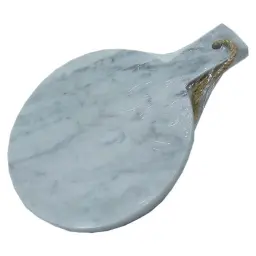 لوح رخام أبيض للتقديم