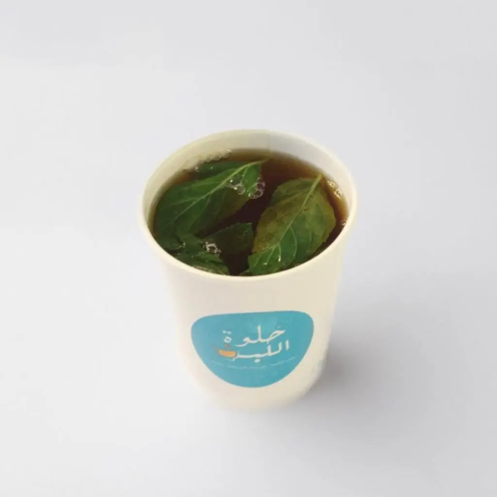 شاي أحمر نعناع وحبق