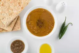 صحن فول قلابة زيت زيتون