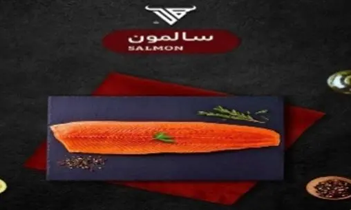 قطعة سالمون
