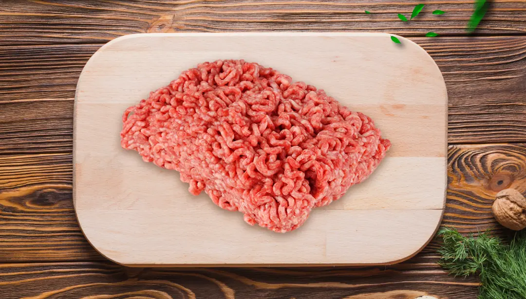 low fat Minced sheep