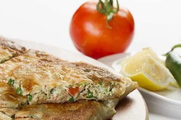 مطبق خضار باللحم دبل