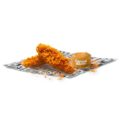2 Pcs Cheesy Captain Nacho Strips