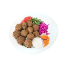 صحن فلافل مشكل