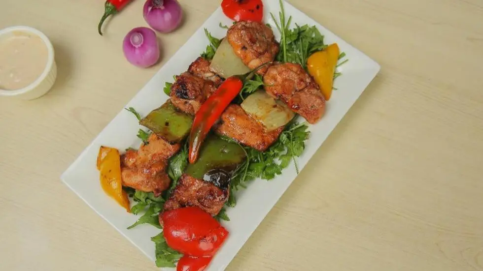 شيش طاووق مع الارز