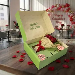 Valentine Cupcake and Roses Box