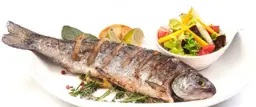 Half a kilo of grilled Arabic fish