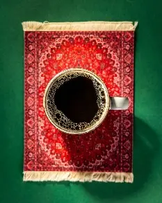Today's coffee is hot.