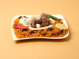 Makmout Meat with Bukhari Rice