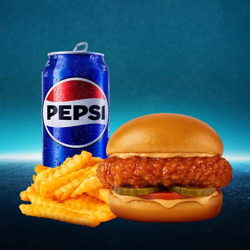 Control Combo - Maple Chicken Burger