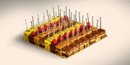 Mixed Bites Cake 4 Types - Large