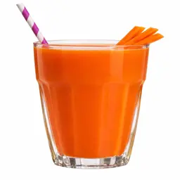 Orange with carrot juice