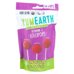 Yum Earth Organic Fruit Lollipops with Vitamin C