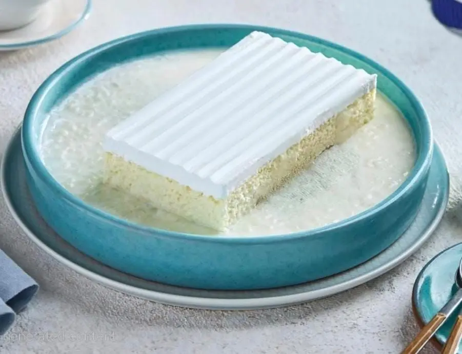 Rice cream with plain milk