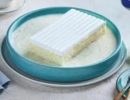 Rice cream with plain milk