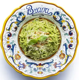 Spaghetti Pesto e Pollo