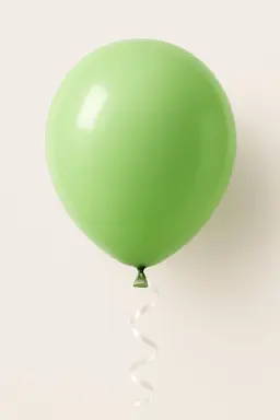 بالون أخضر فاتح