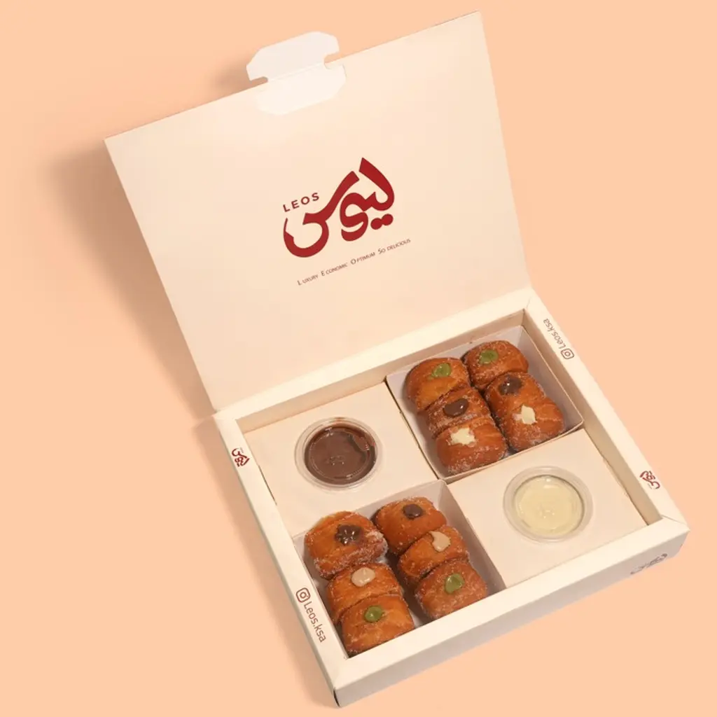 ميني دونات محشية ١٢ قطعة