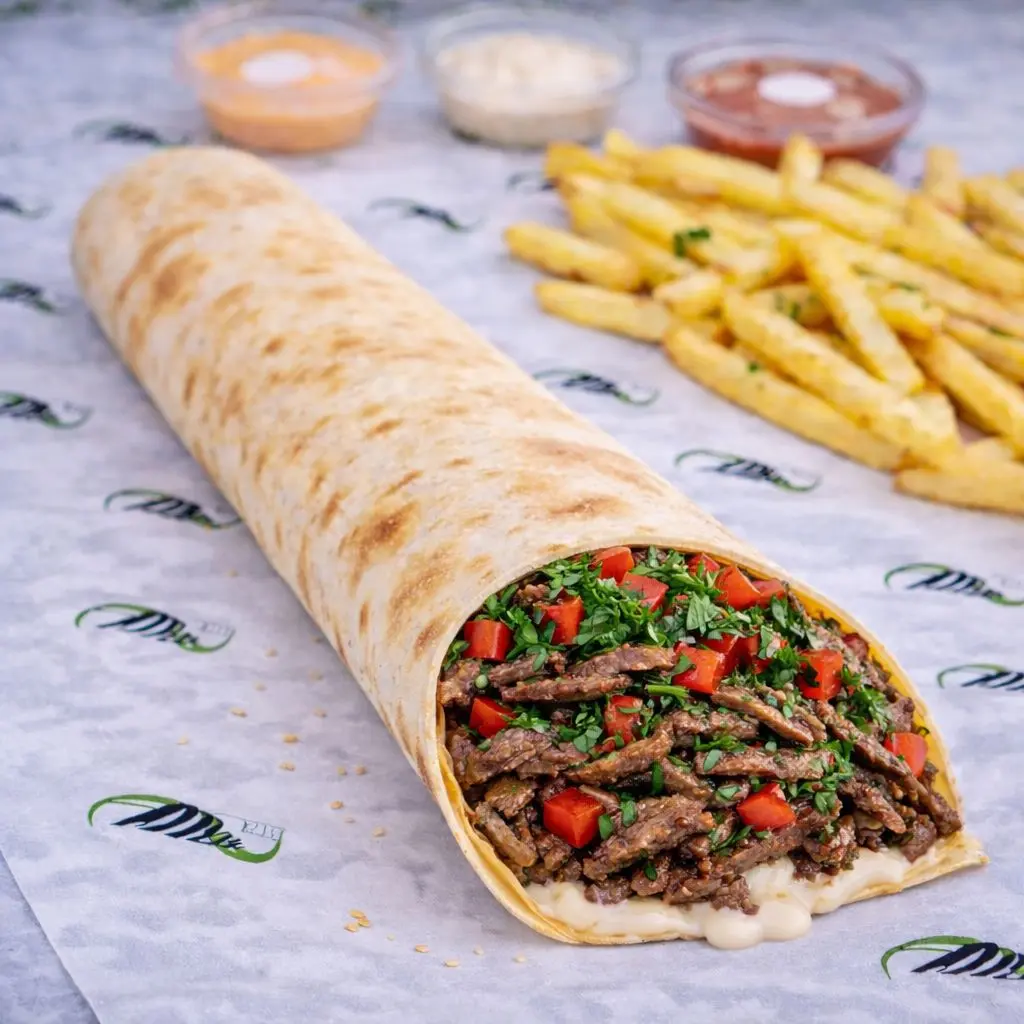 Shawerma Sarookh in Brown Bread Meat