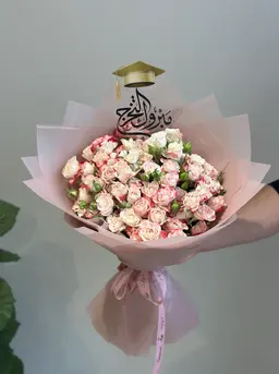 Graduation pink bouquet