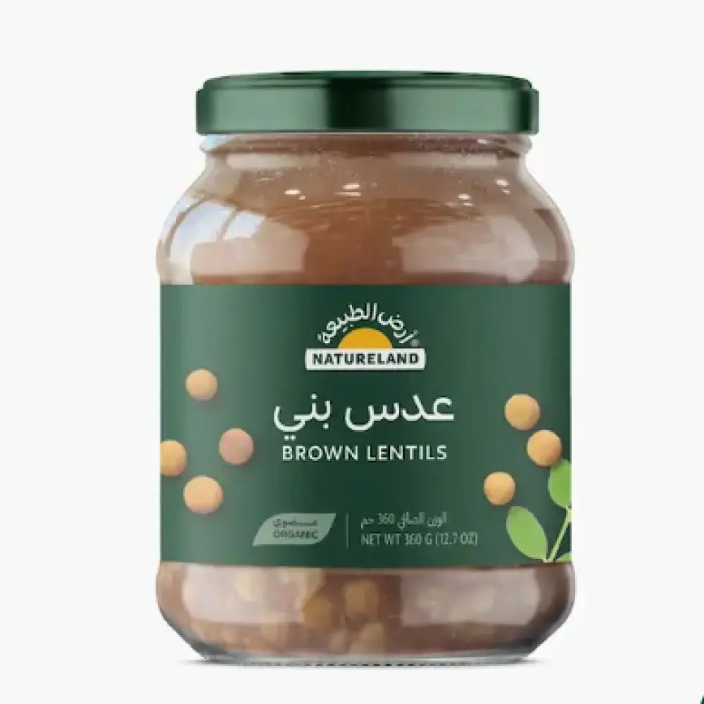 عدس بني ٣٦٠جم عضوي
