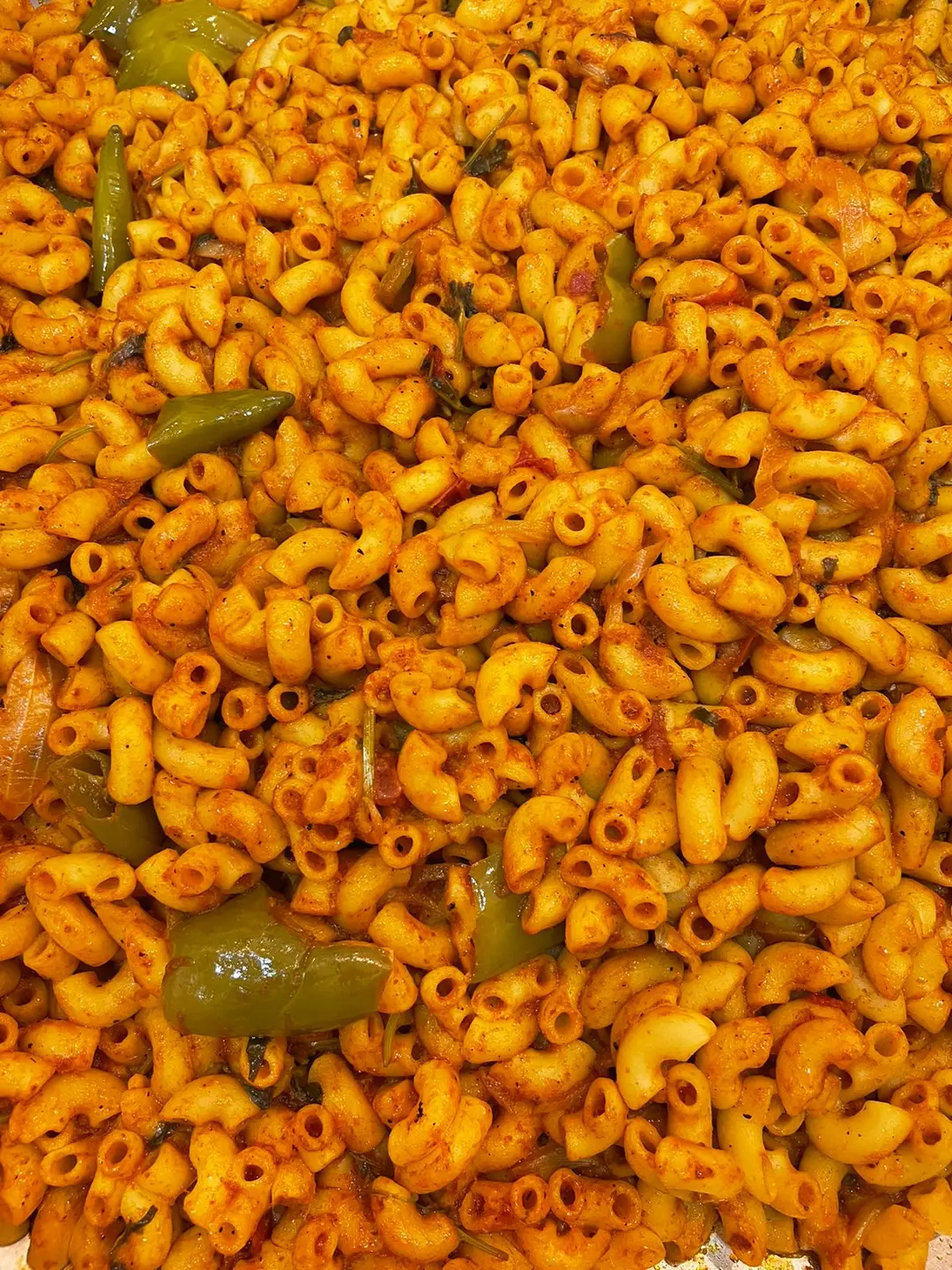 Red macaroni