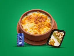 بشاميل + ارز باللبن + كينزا