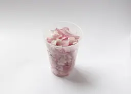 بصل احمر مقطع كاس