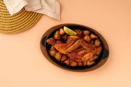 Half Grilled Chicken & Potatoes