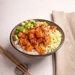 Teriyaki Salmon Poke Bowl