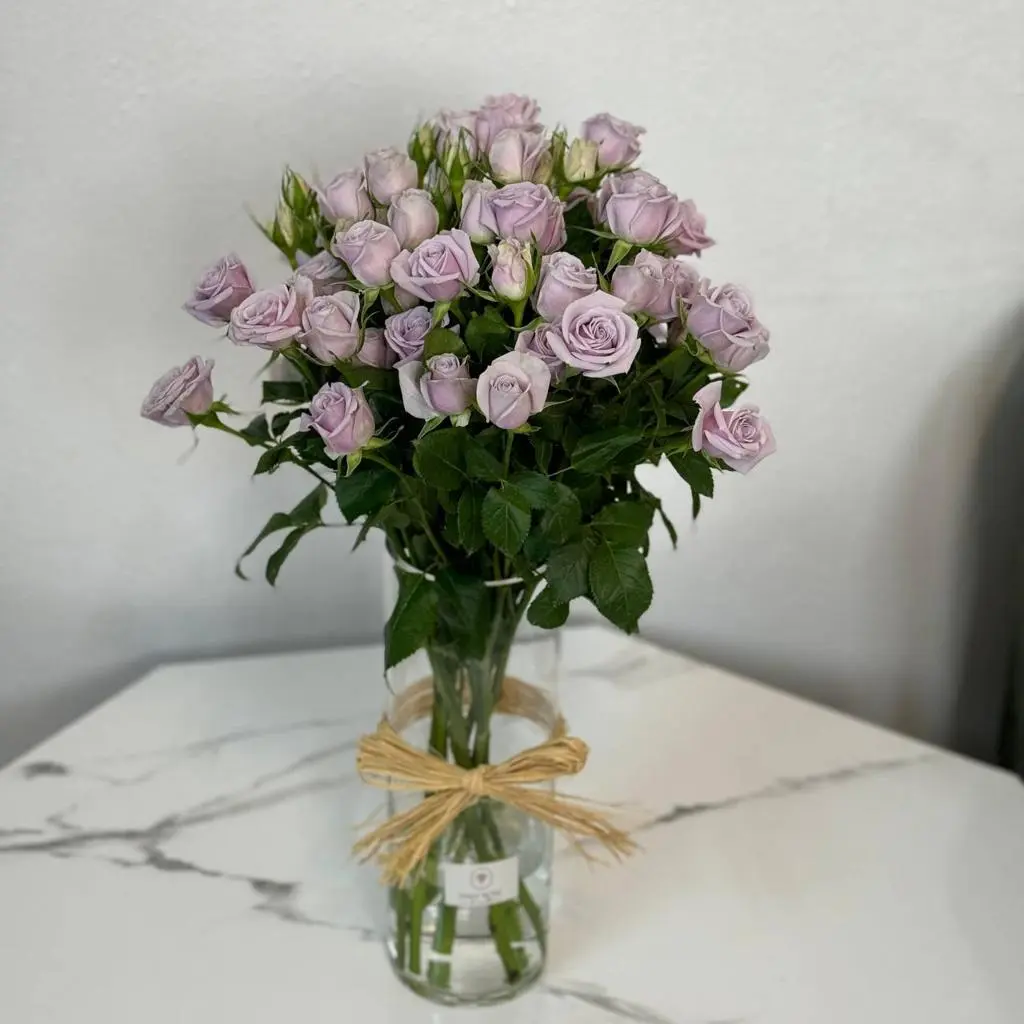 Baby Rose Mauve Vase