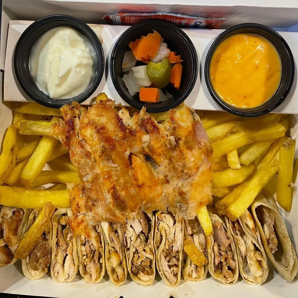 Double Arabic Shawarma Plate