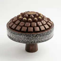 صينية حروف دائري خشب U21