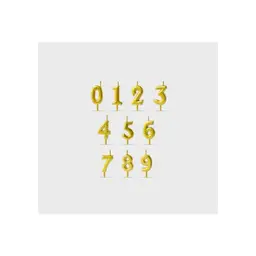Number Candles On Laviviane Cake - Gold