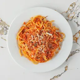 Spaghetti Bolognese with Meatballs