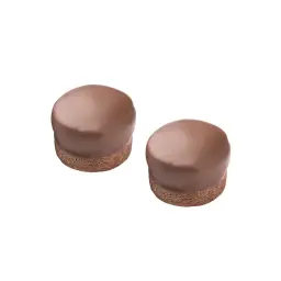 Cocoa Alfajores with Orange Dulce