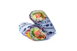 Keto Salmon ( Sashimi) Burrito