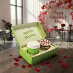 Valentine Cupcake and Coffee Box
