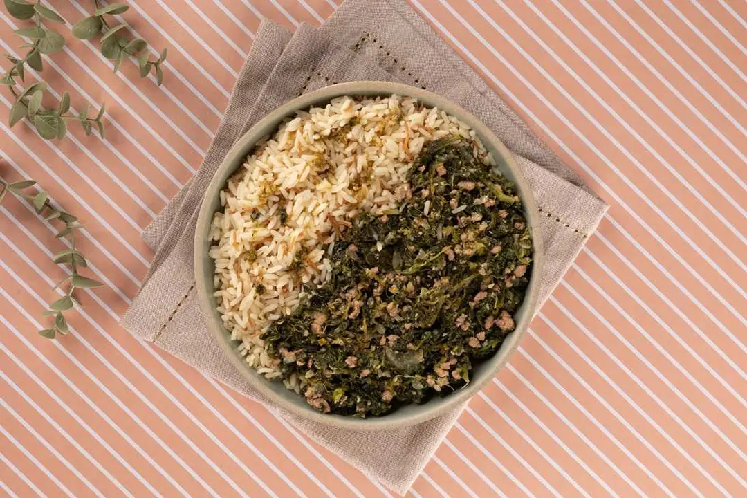 Spinach & Meat