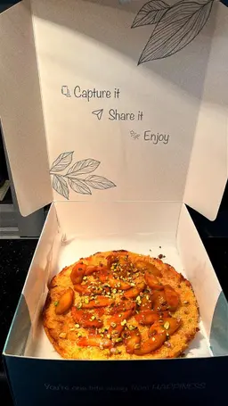 kunafa caramlized apple