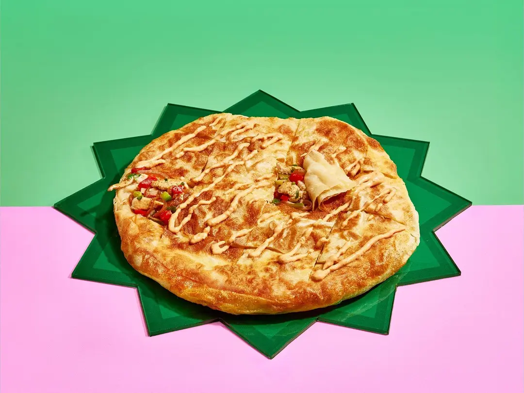 Chicken Shawerma Feteer