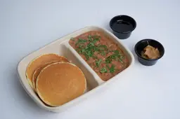 Beans with pancake